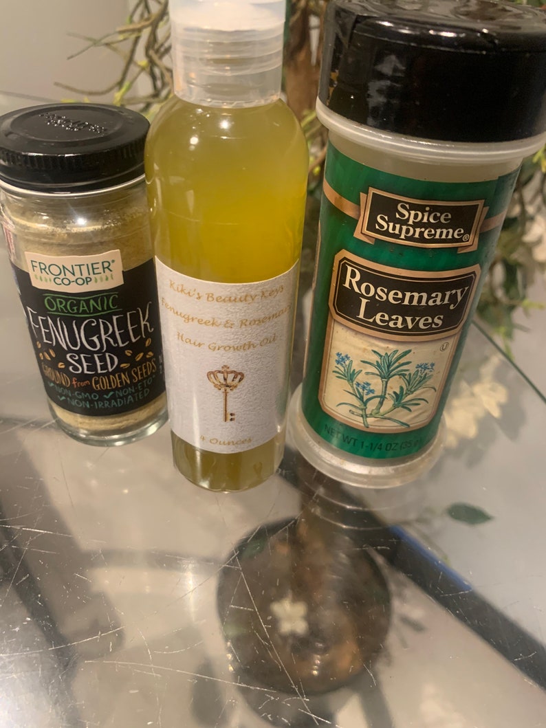 Stimulating Fenugreek & Rosemary Hair Oil Ayurvedic Hair Oil. Etsy