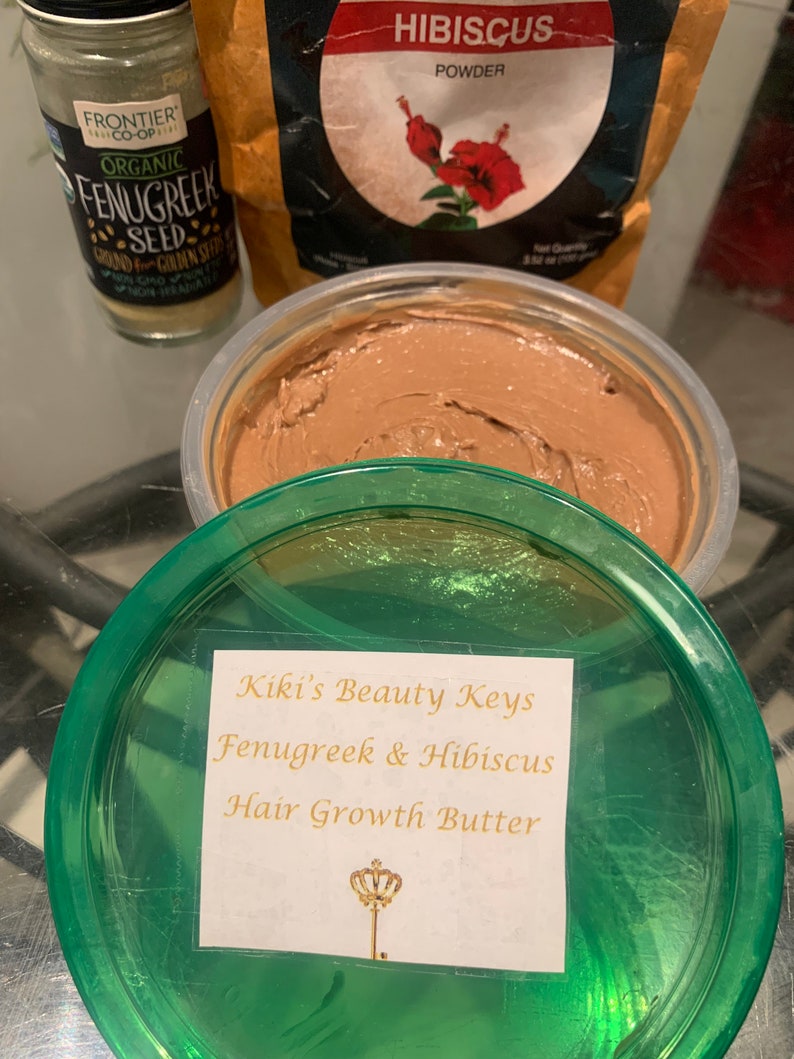 Hibiscus & Fenugreek Hair Growth Butter. Ayurvedic Hair Butter. Hair