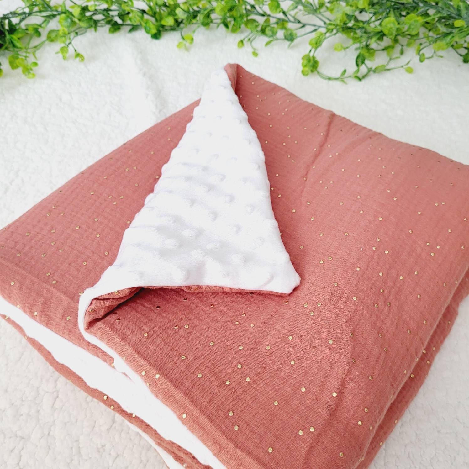 Couverture Double Gaze Coton 100%eoko Tex Douce