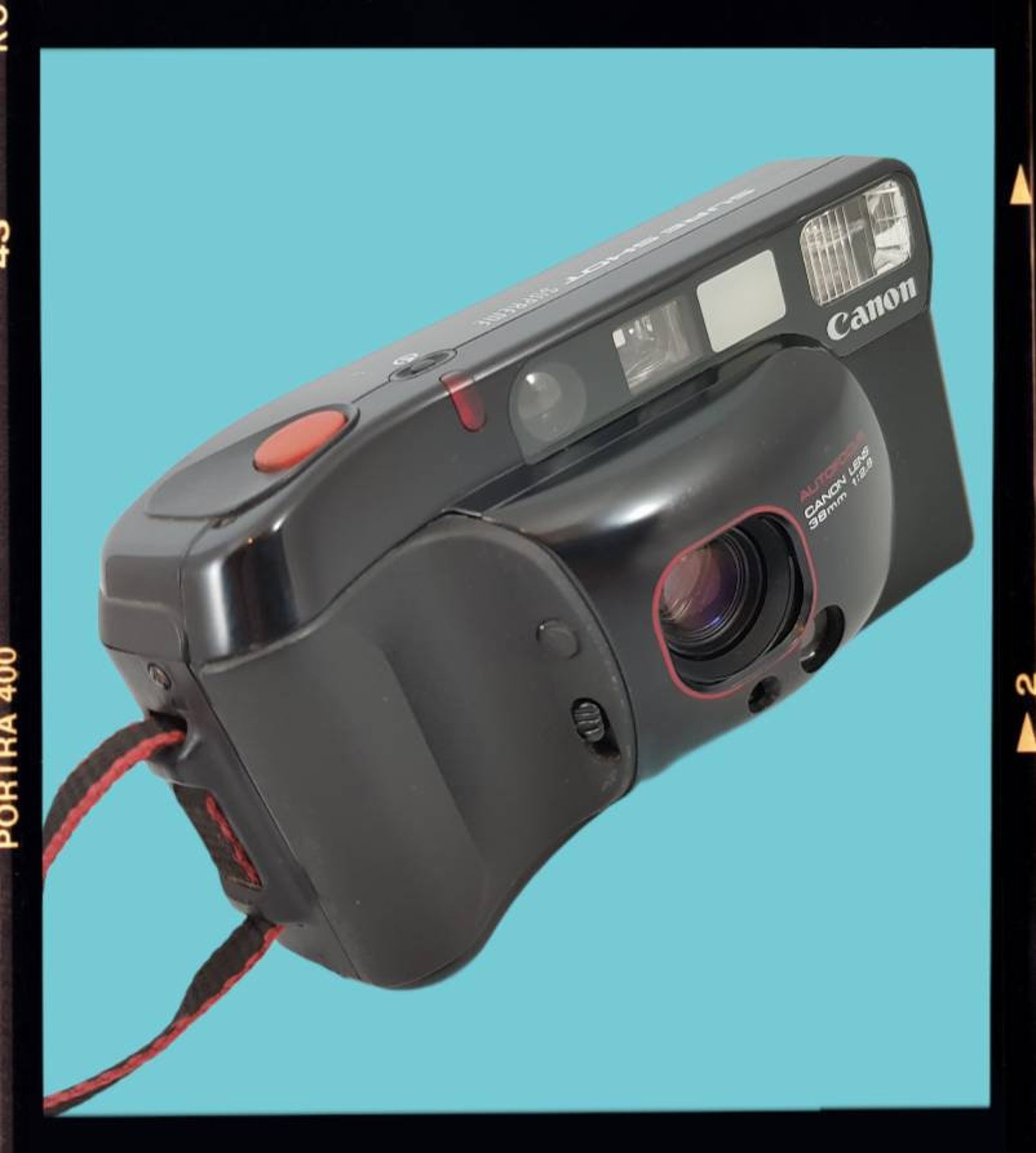 Canon Sure Shot Supreme Vintage Point &Shoot 35mm Film Camera Etsy