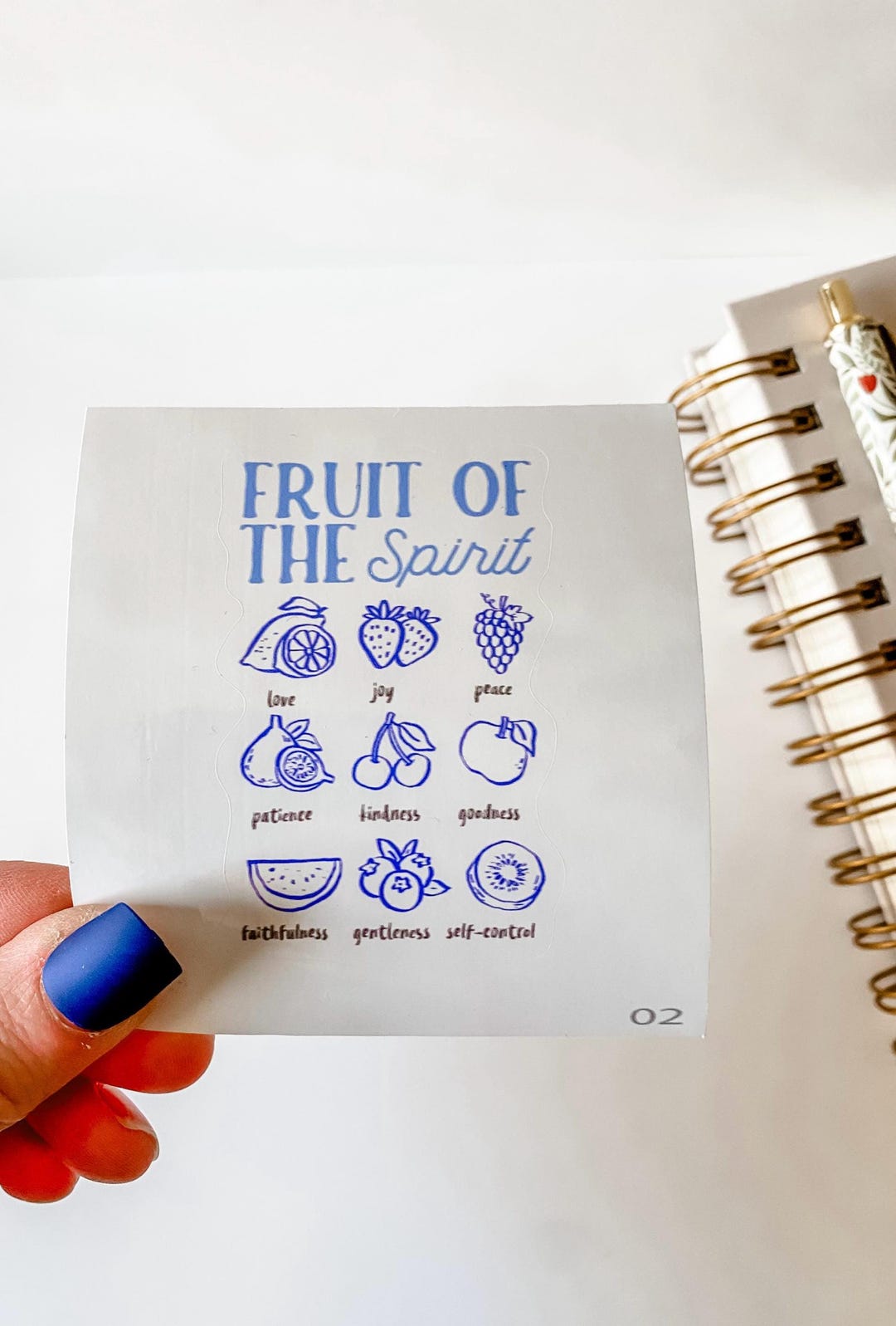 Faith Sticker: Fruit of the Spirit Christian Decal - Etsy