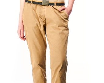 GANT Beige Cotton Chino Pants, Straight Leg (Size 14 US)