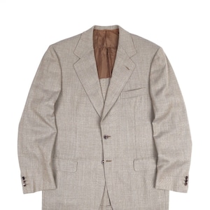 BRIONI NOMENTANO Men&#39;s Grey Wool Blazer Jacket Size 40 UK / 50 It