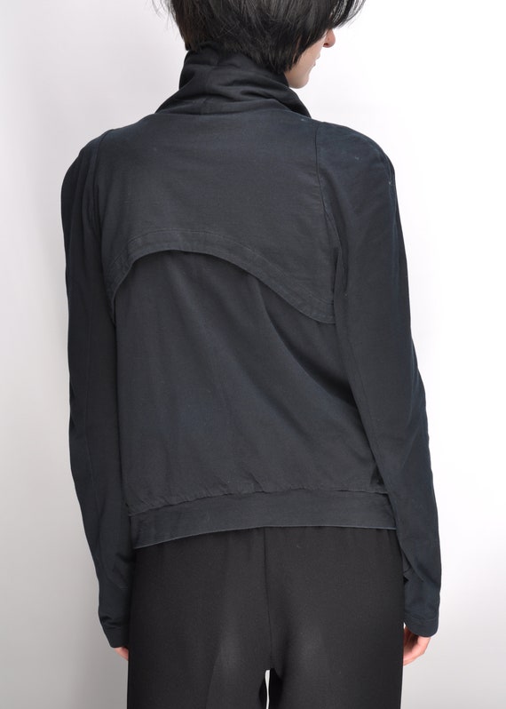 HELMUT LANG Black Cotton Womens Side Zip Jacket Size L - Etsy