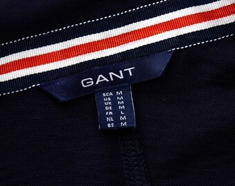 GANT レディース ディープV コットンニットセーター ネイビーブルー 