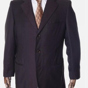 PAL ZILERI Brown Wool Blazer Suit Jacket Size 52 R