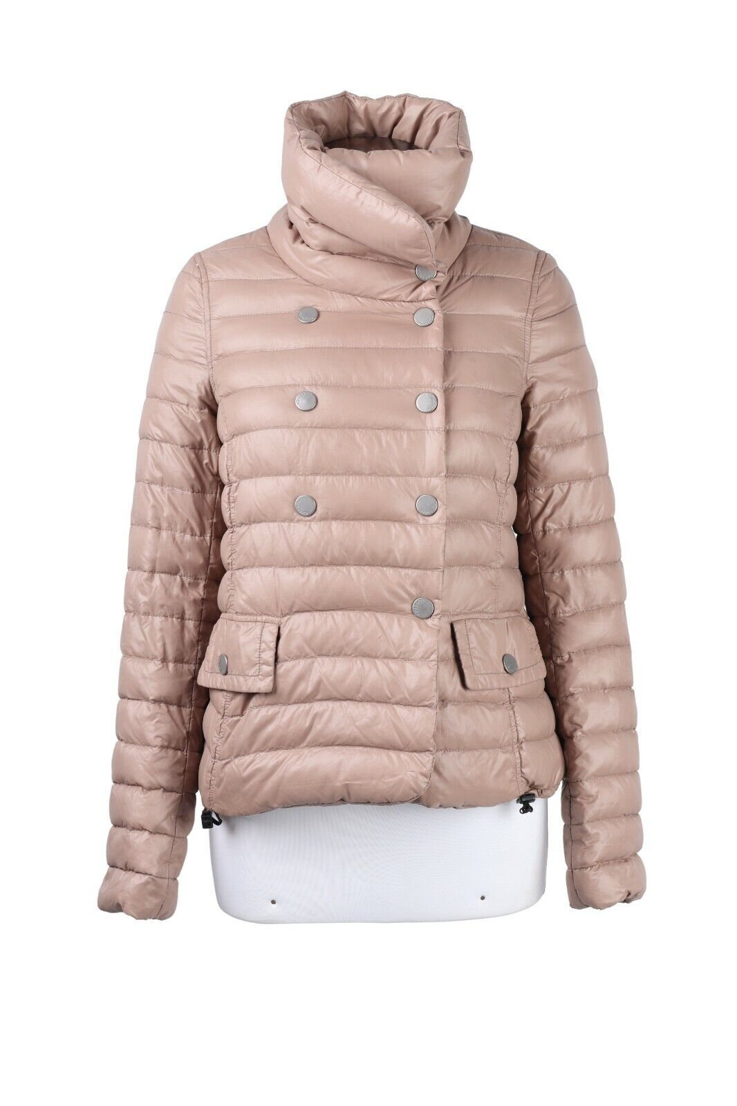 Women s DUVETICA Beige Goose Down Short Quilted Puffer Jacket Size 42 IT Etsy UK