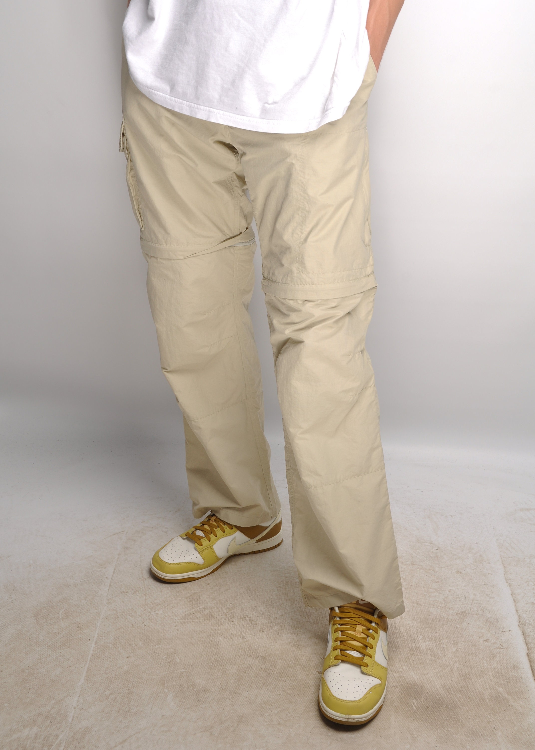 FJALLRAVEN Transformer Cargo Pants Shorts Beige Women's Outdoor