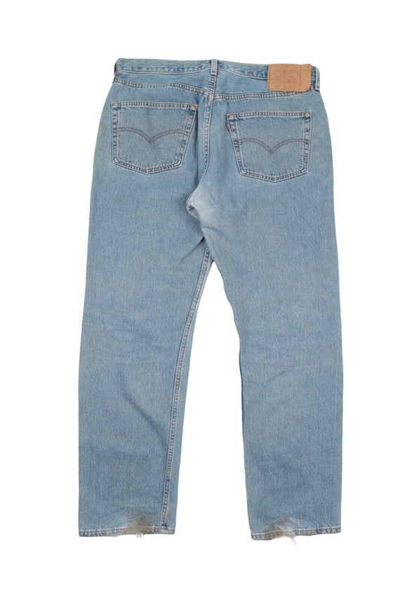 Vintage Levi's 501 Jeans: USA Made Blue Denim, W38 L32 - Etsy