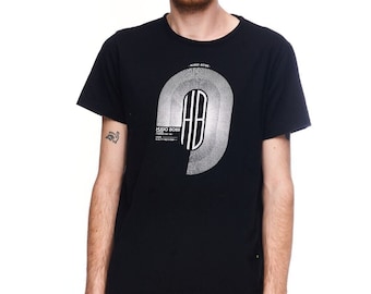 HUGO BOSS Men's Black Cotton Short Sleeve T-Shirt Tee Size L Authentic Designer Wear