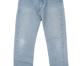 Men'S Vintage LEVIS 501 Blue Denim Pants Jeans Size W 36 L 34