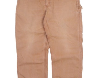 Calça cargo masculina vintage CARHARTT de algodão marrom tamanho 35