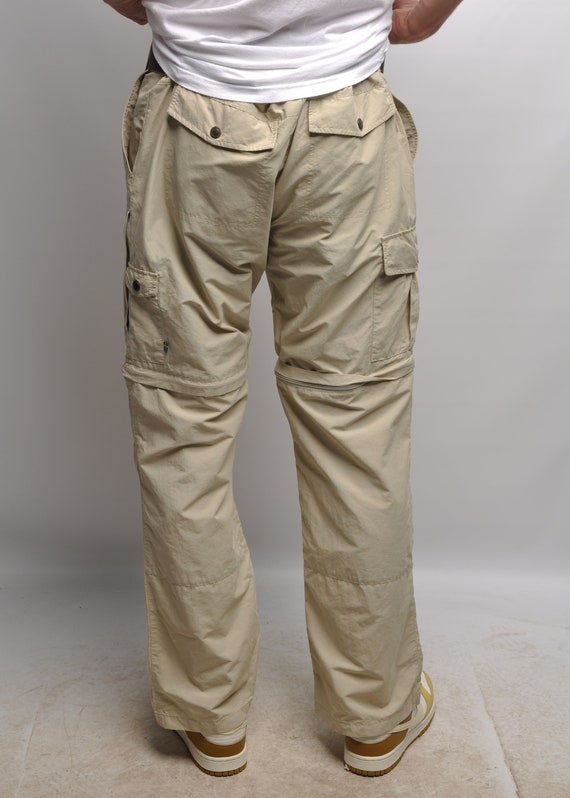 FJALLRAVEN Transformer Cargo Pants Shorts Beige Women's Outdoor