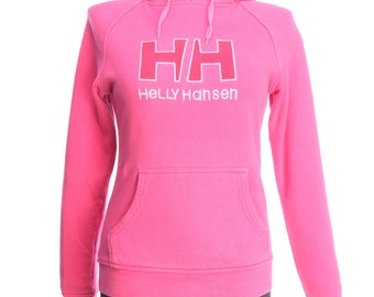 HELLY HENSEN Pink Baumwoll Kapuzenpullover Frauen Größe XS