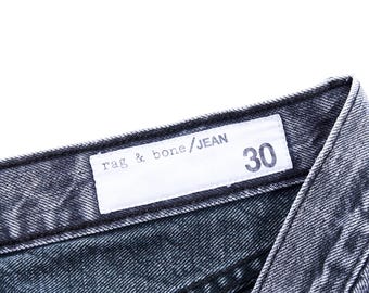 RAG & BONE ジーンズ グレー デニム コットン メンズ ディストレスト