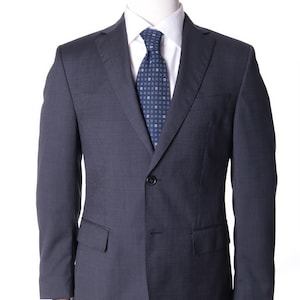BALDESSARINI Jacke Hellgrau Wolle Sport Mantel Blazer Herren Größe 48 IT / 38 UK