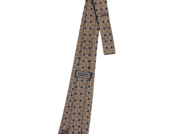 Vintage GIANNI VERSACE Men's Multicoloured Silk Geometric Pattern Tie Necktie Authentic Designer Accessories