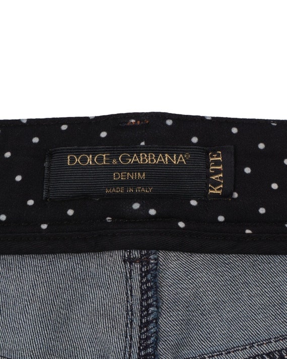 DOLCE & GABBANA Kate Women's Navy Blue Denim Stre… - image 6