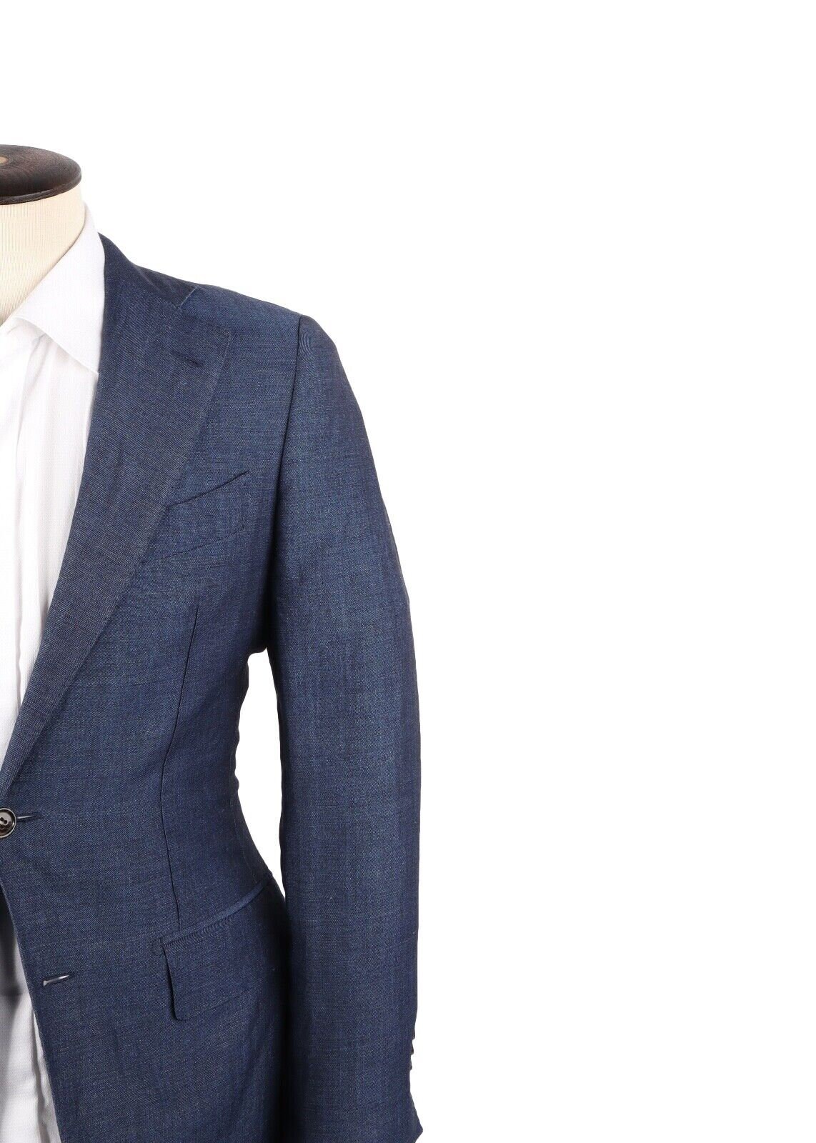Gilet Costume Homme Suitsupply 'Lazio' - Laine Verte à Carreaux - Taille EU 56R (tour De Poitrine 116cm) - Occasion Parfait état