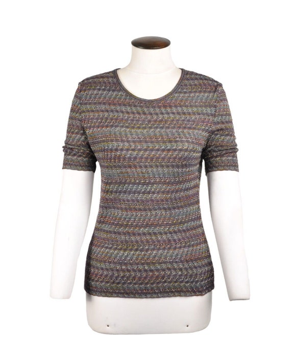 MISSONI SPORT／トレーナー 90s MISSONI SPORT トレーナー スウェット ネイビー 古着 L