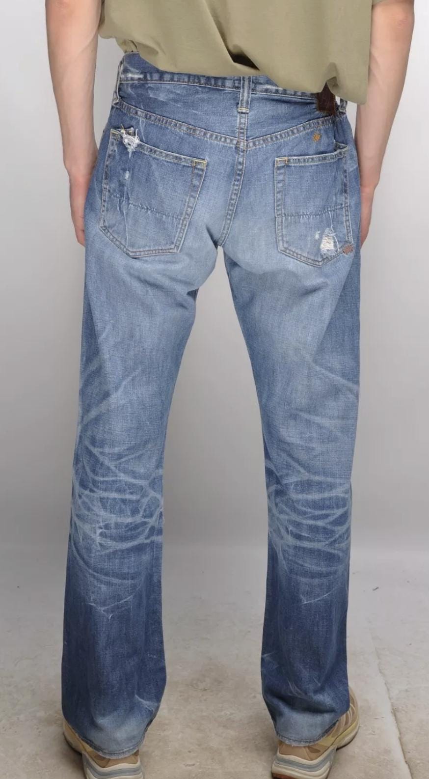PRPS Jeans Blue Denim Cotton Distressed Mens Japan Pants Size 32