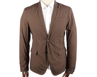 ALLSAINTS Sport Coat Blazer de algodão marrom masculino tamanho 46 IT / 36 UK