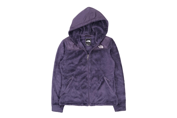 THE NORTH FACE Purple Deep Pile Fleece Full Hooded Zip Jumper Size S Etsy