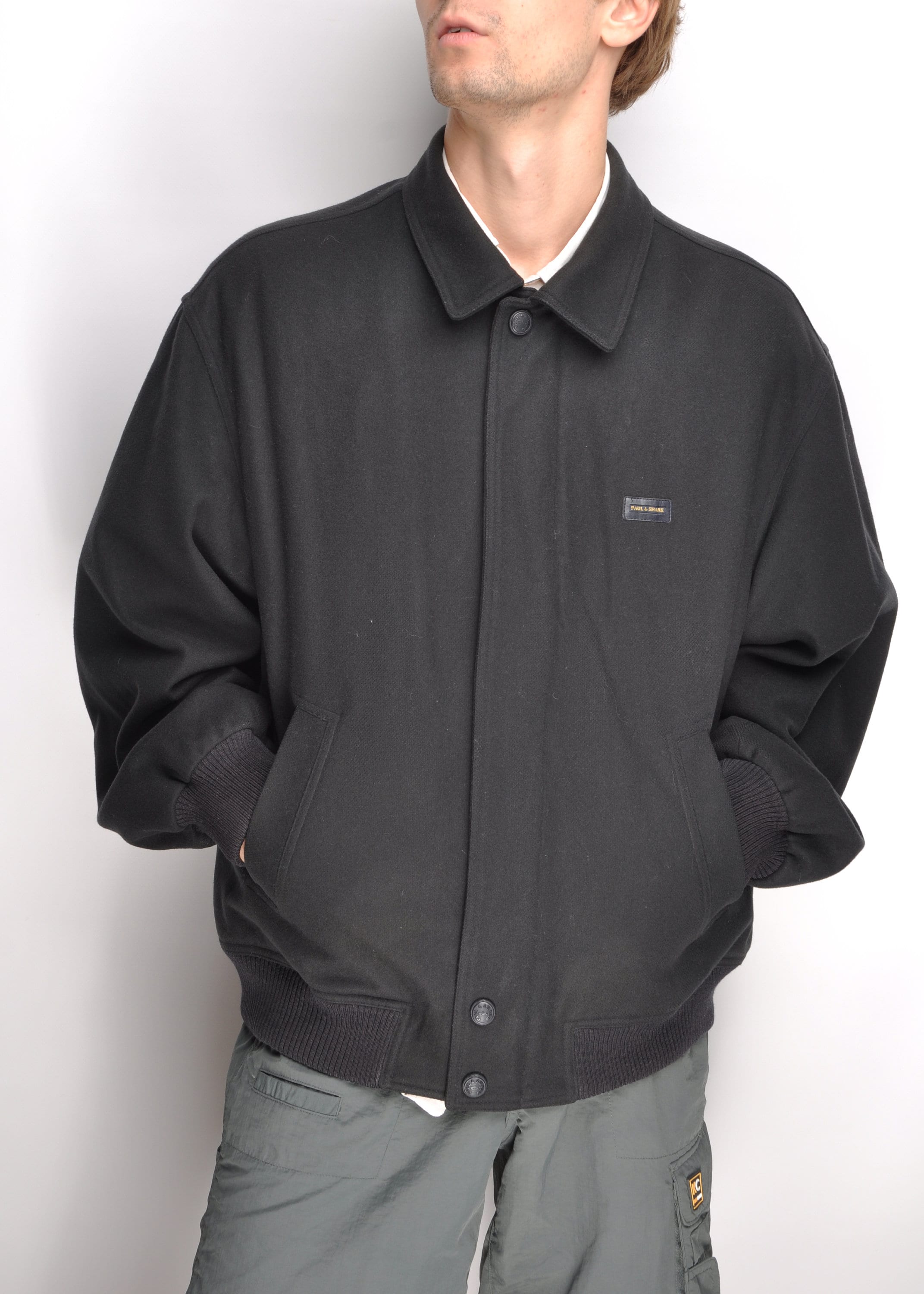 PAUL Shark Black Sport Wool Blousone Jacket Mens Size XL - Etsy