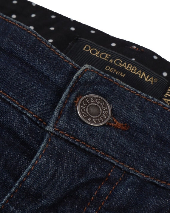 DOLCE & GABBANA Kate Women's Navy Blue Denim Stre… - image 3