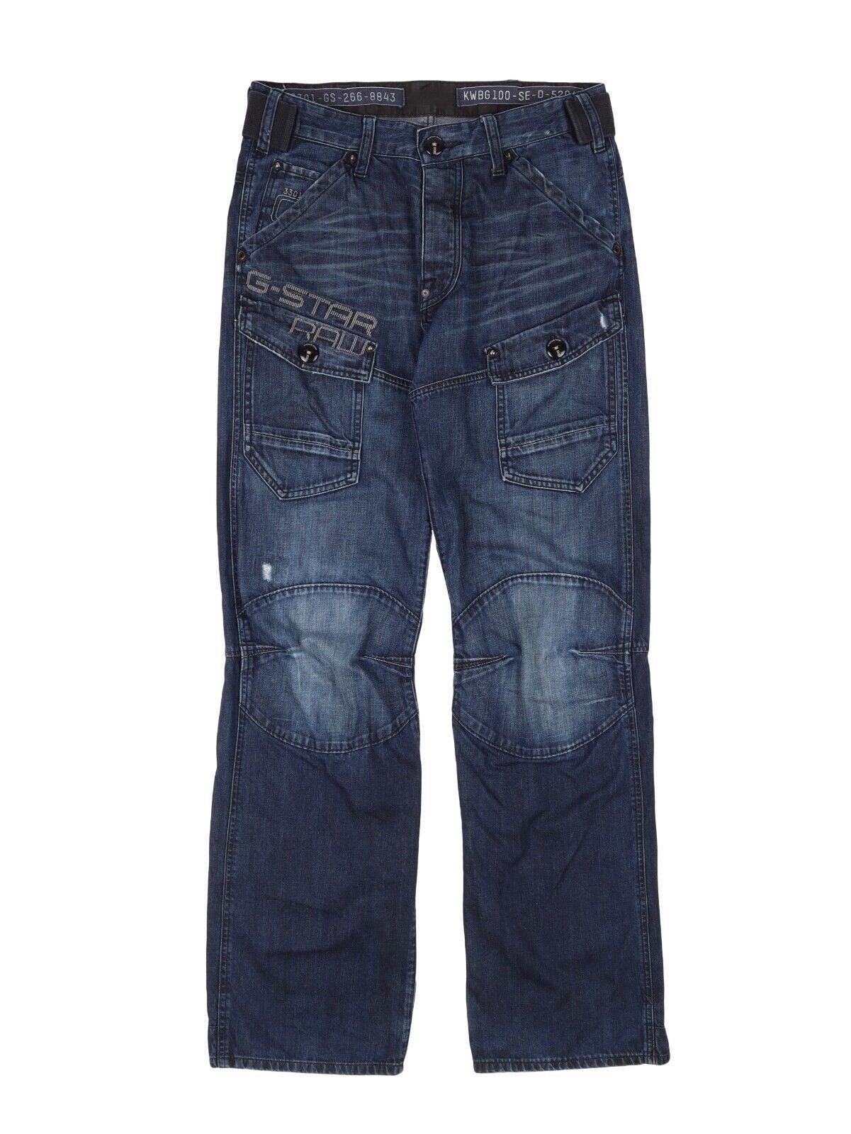 Y2K Faded Black Jeans Mens Grunge Denim Pants Waist Size 31 in 79 Cm S 
