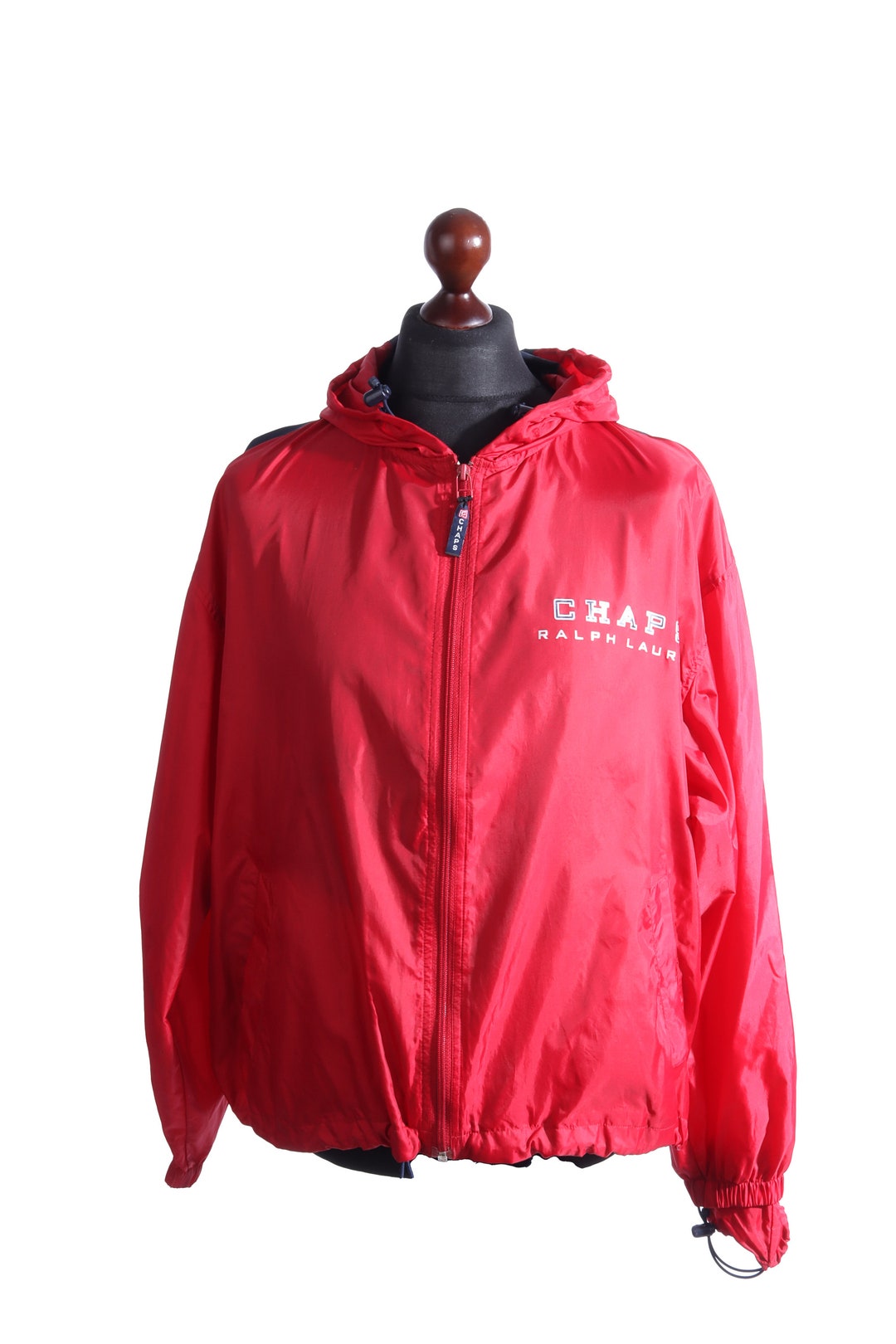 Ralph Lauren Chaps nylon jacket, men's size M Nylon red type Vintage Second Hand