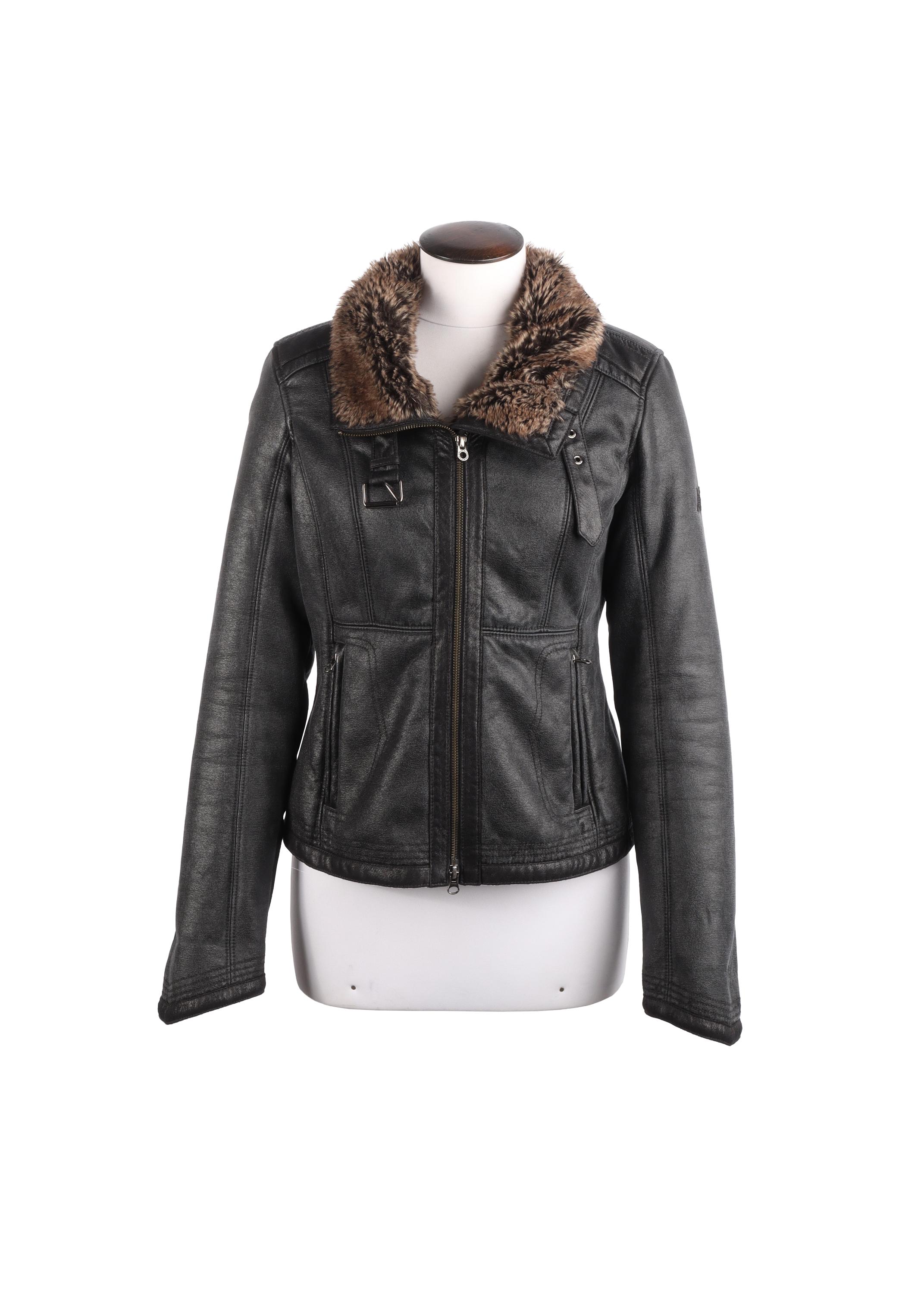 ARMANI JEANS Jacket Brown Women's Faux Shearling Size 40 IT - Etsy