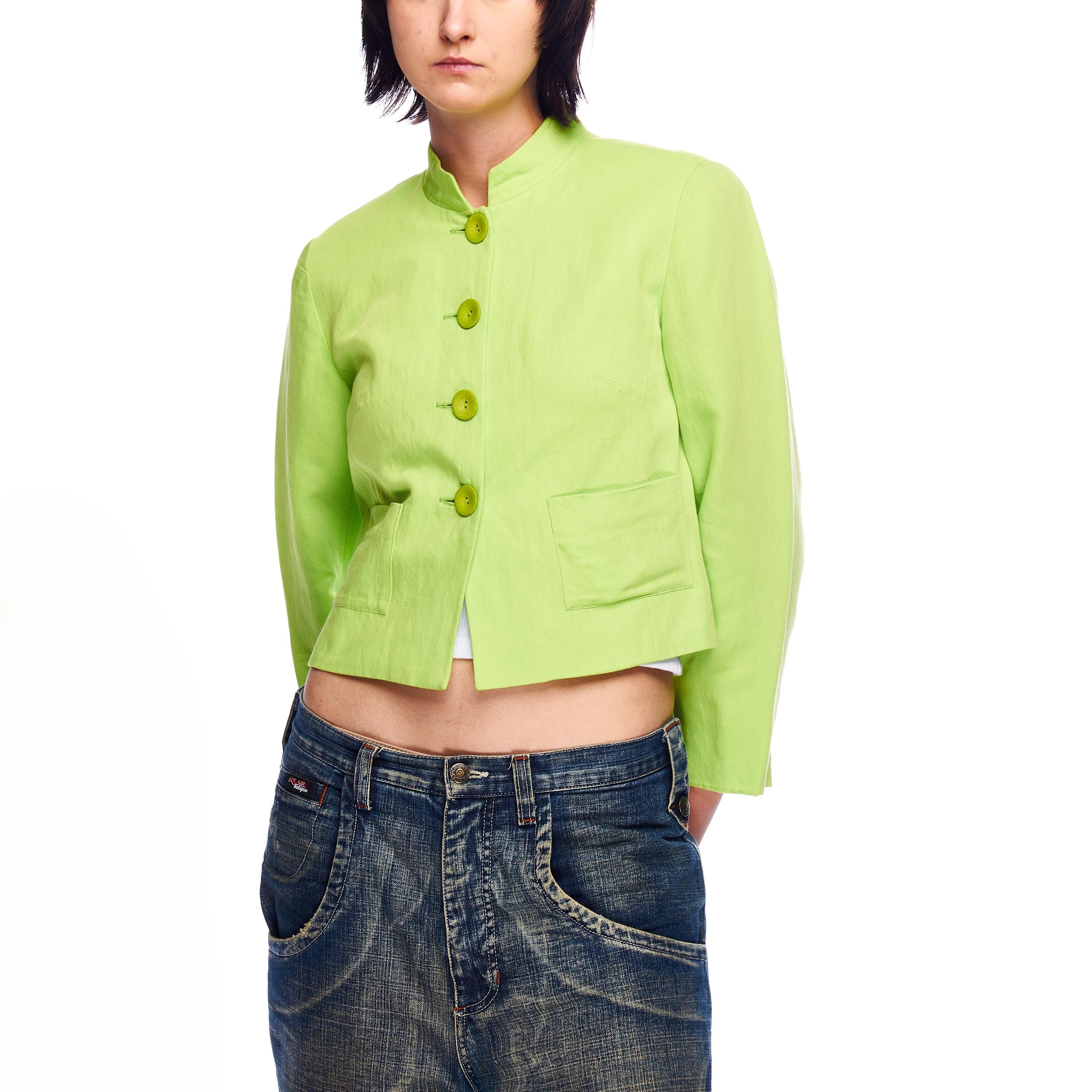 KENZO JUNGLE ダークレザー ジャケット 36 KENZO JUNGLE ダークレザー ジャケット 36