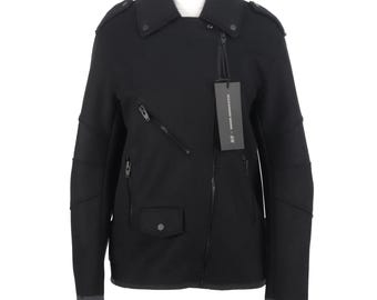 Alexander WANG x H&M-jas zwart motorrijdersjack damesmaat 34/4 / XS