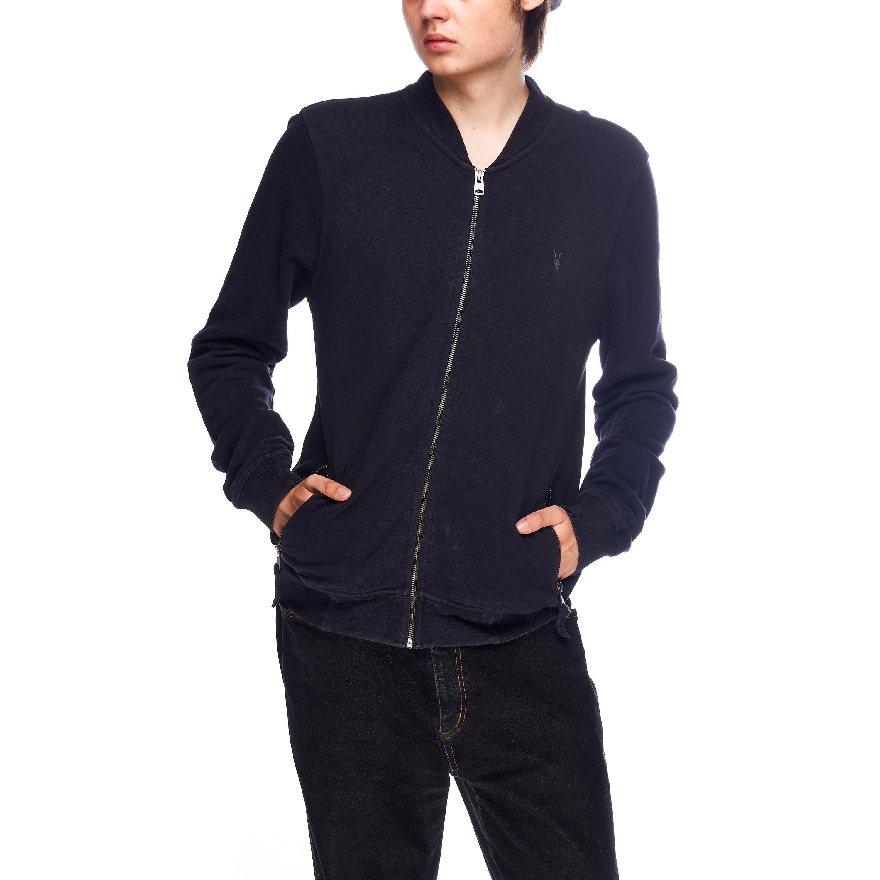 ALLSAINTS オールドセン ボンバージャケット ブラック コットン メンズ 