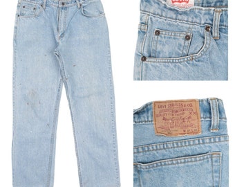 Men'S Vintage lEVIS 501 Made In USA Blue Denim Pants Jeans Size W 37 l 38