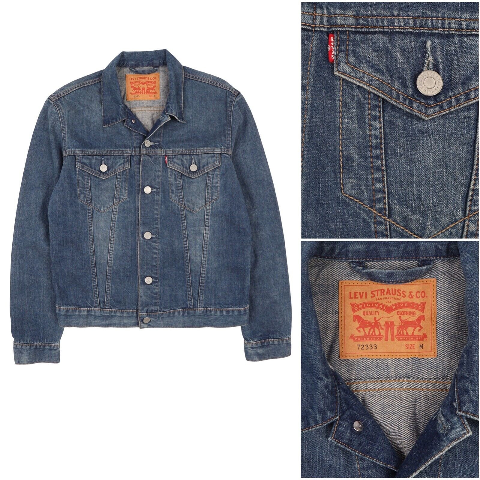 Love Moschino Jeans Vintage Men's Peace Logo Denim Jean Jacket M 40 50 Rare  #M2 | eBay