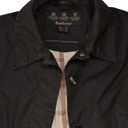 Women's Barbour Black L378 Flyweight Belleville Jacket Size UK 12 shops US 8