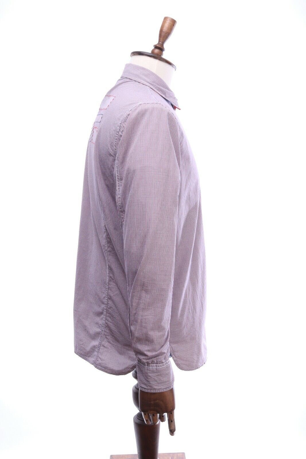 Chemise Homme Napapijri à Carreaux Violet - Taille L - Coton - Occasion En Excellent état
