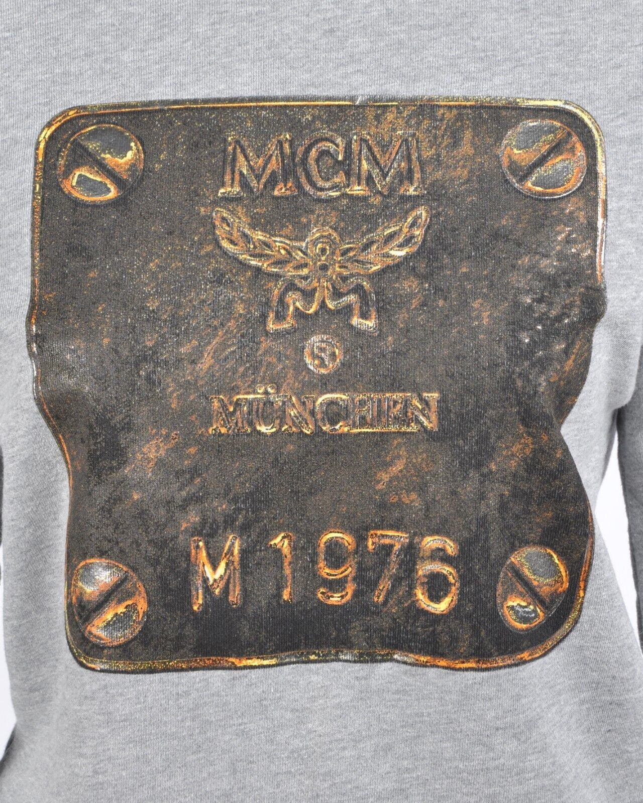 Buy MCM Women's Gray Cotton Crew Neck Sweater Munchen M1976 Online in India  