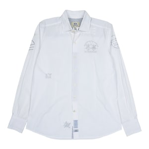 LA MARTINA White Mens Cotton Shirt Size L