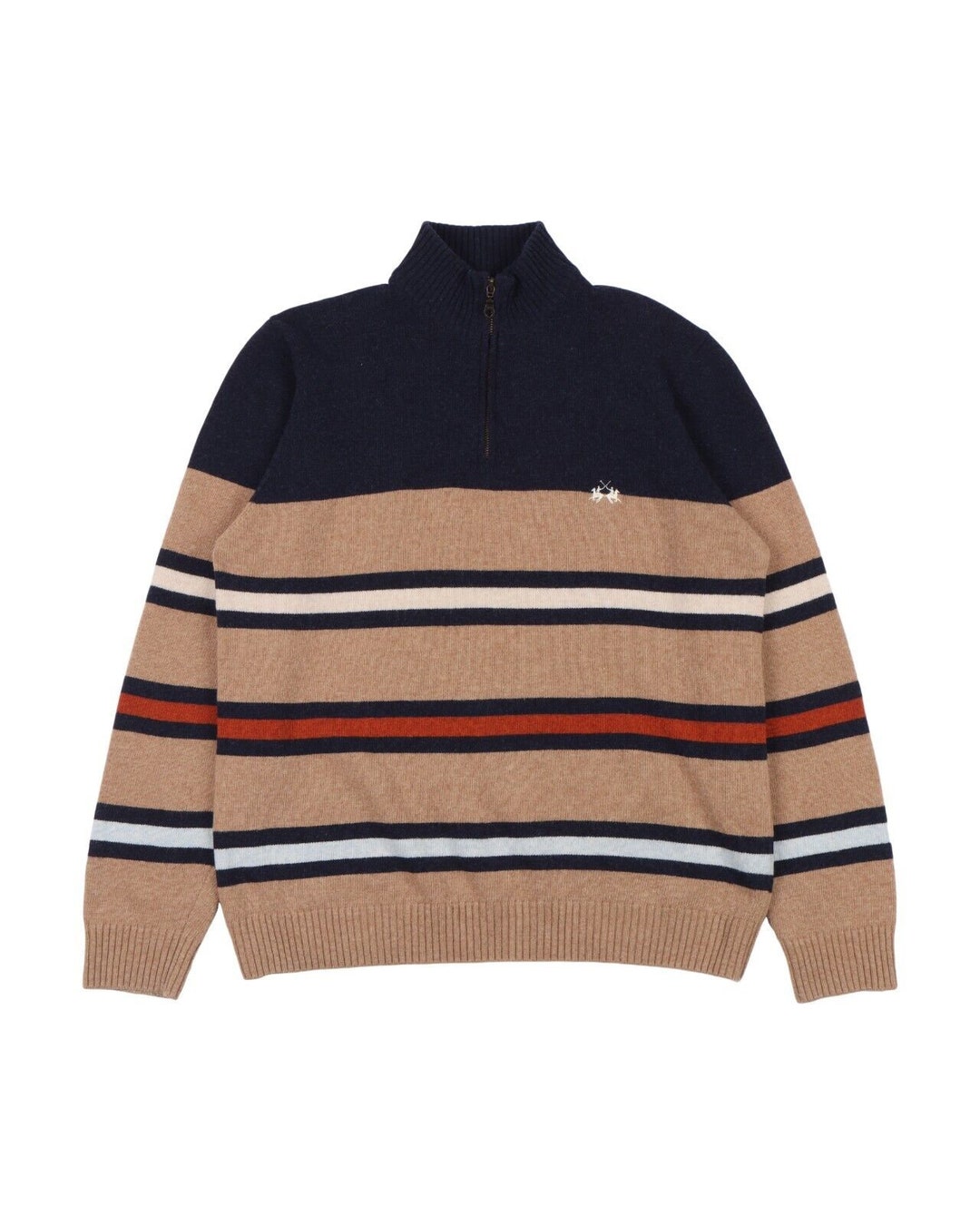 La Martina Blue Cotton Men's Sweatshirt