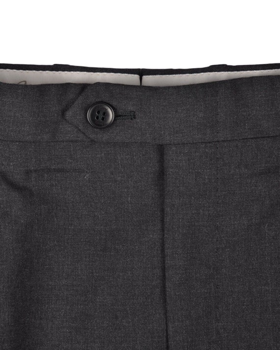 BRIONI Men's Grey Wool Pleated Cortina Dress Pant… - image 5