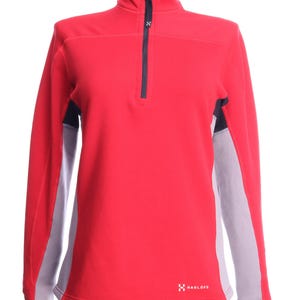 HAGLOFS Red Fleece Outdoor Jacket Womens Size 42 / 16