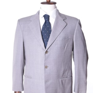 PAL ZILERI Jacket Grey Wool Sport Coat Blazer Mens Size 50 It / 40 Uk