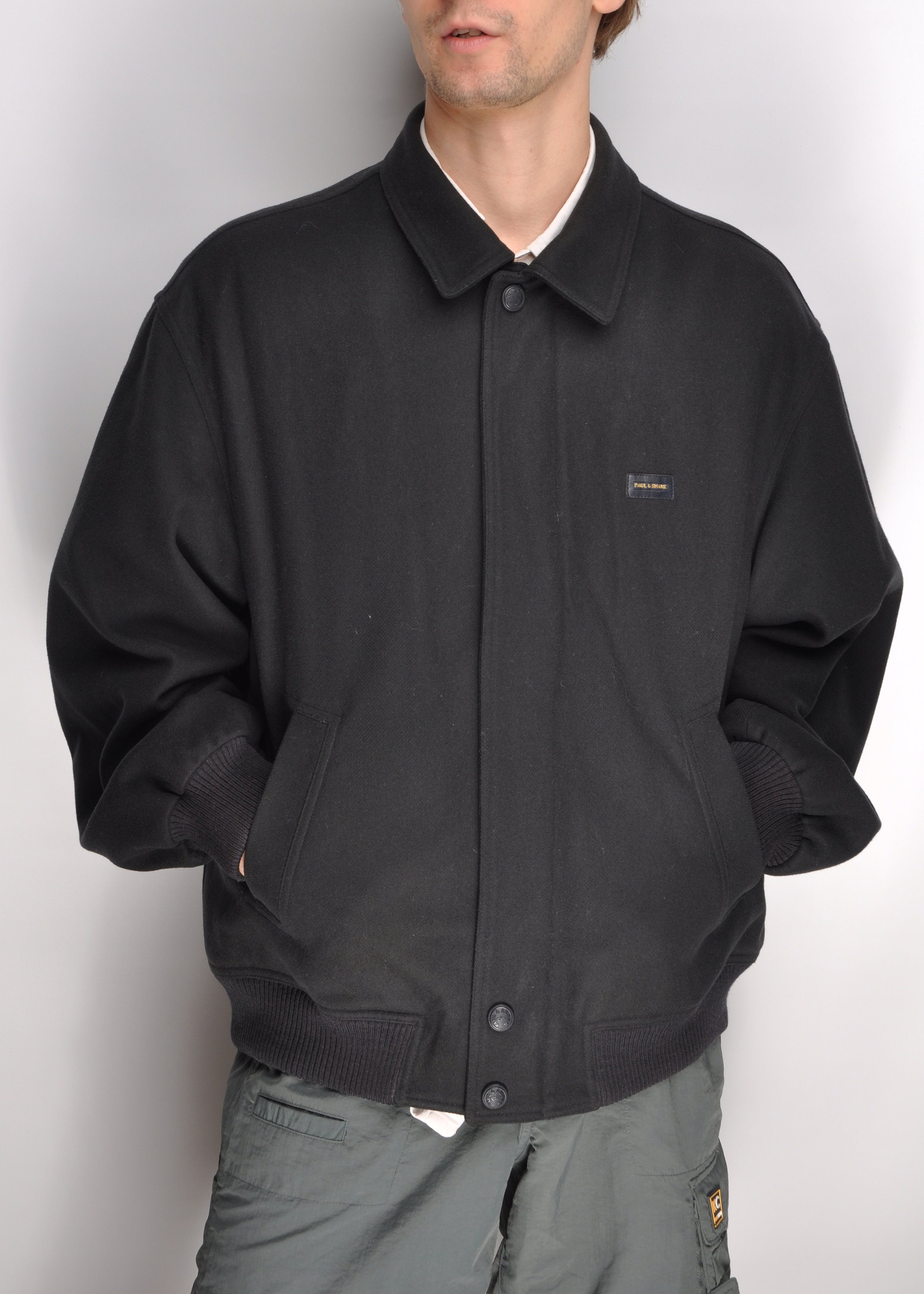 PAUL Shark Black Sport Wool Blousone Jacket Mens Size XL - Etsy