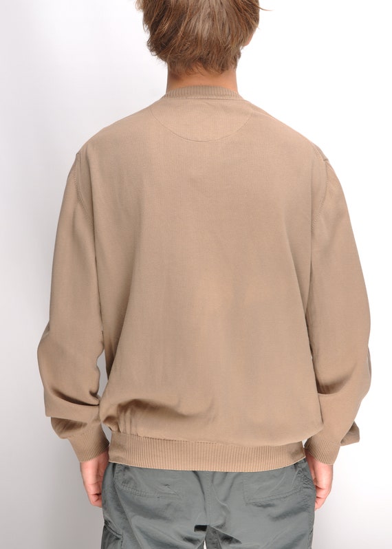 Pull Homme GANT Col V - Taille L - Noir - En Coton Tricoté - Occasion Très Bon état