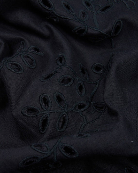 D&G DOLCE GABBANA Shirt Black Semi Transparent Op… - image 9