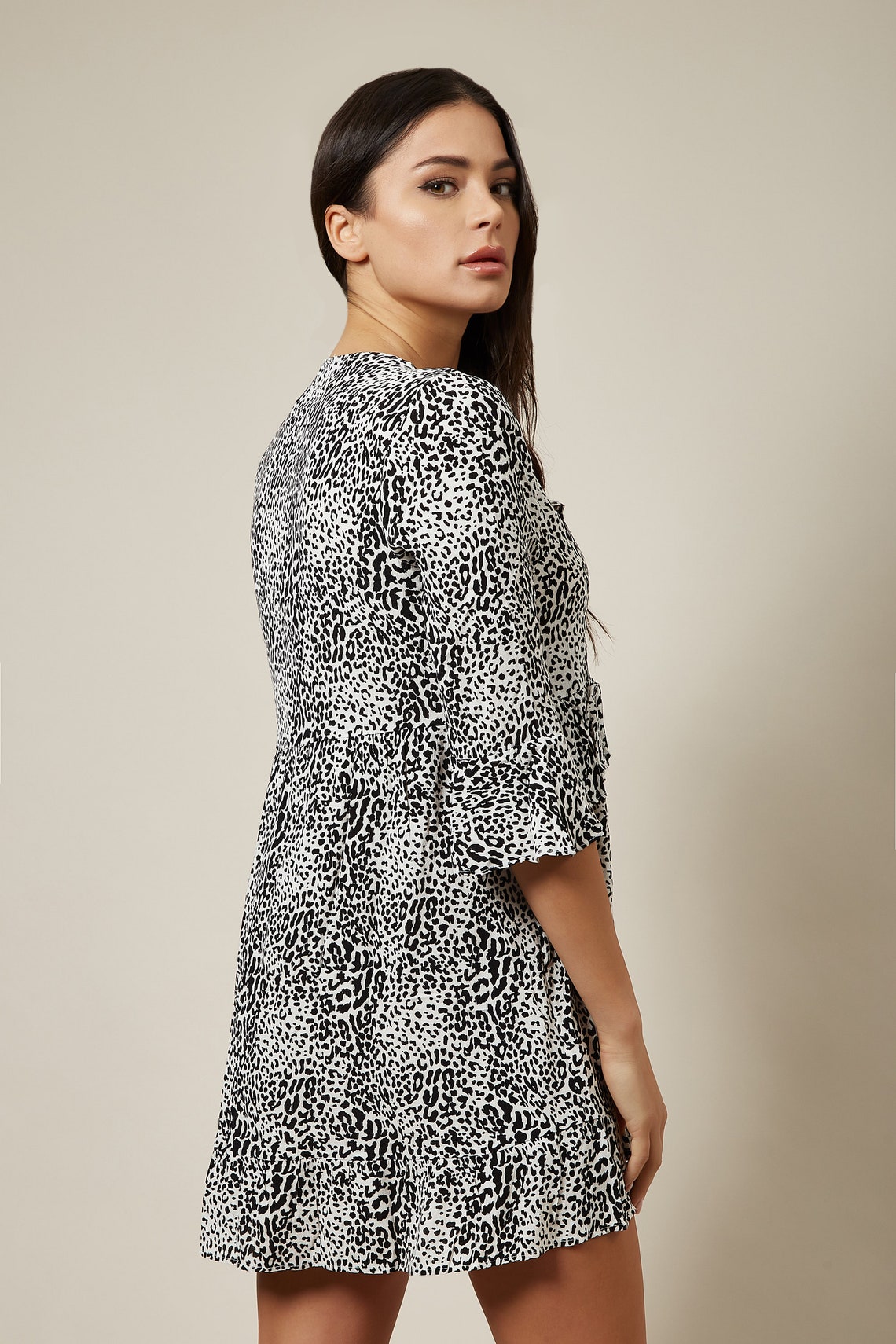 self portrait black mesh dress
