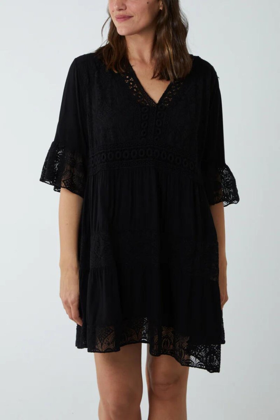 white and gold dress Rib T-Shirt Elegant White Midi Dresses color:Black occasion:night-out